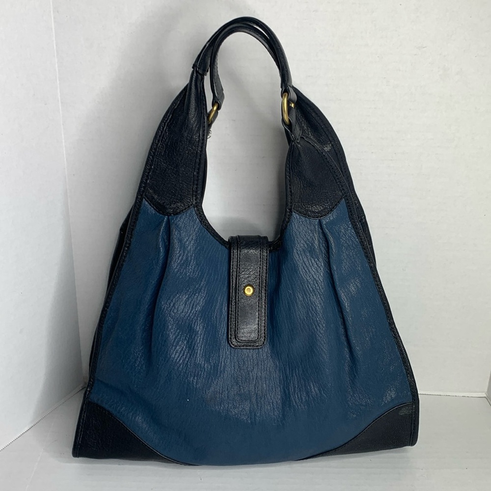 SJP by Sarah Jessica Parker Blue and Black Hobo Bag